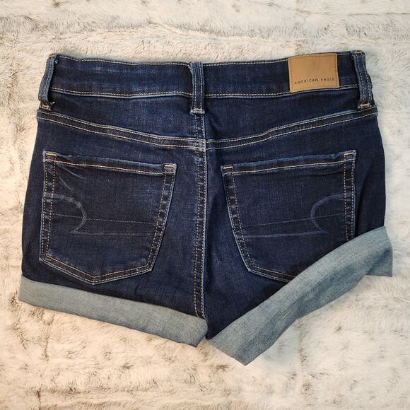American Eagle hi-rise denim shorts size 2 - Picture 5 of 5